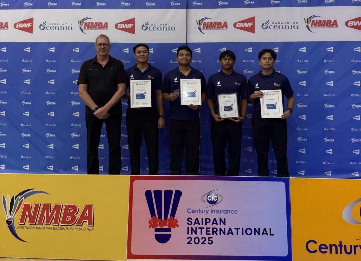 多才多艺...北马里亚纳群岛U23首发20号中卫还是羽毛球球员